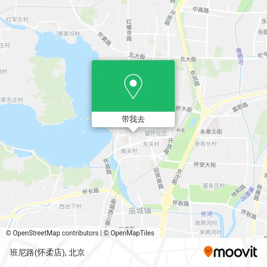 班尼路(怀柔店)地图
