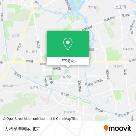 万科翠湖国际地图