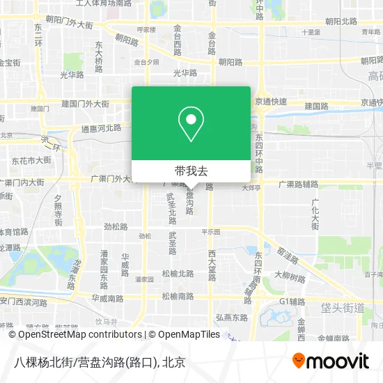 八棵杨北街/营盘沟路(路口)地图