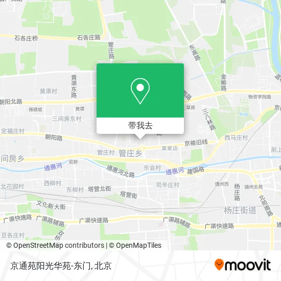 京通苑阳光华苑-东门地图