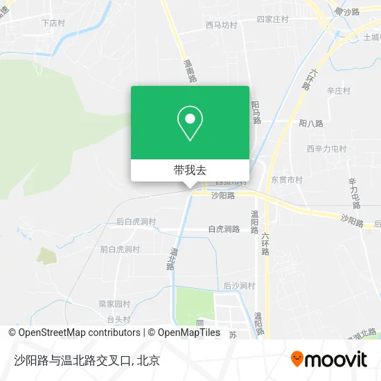 沙阳路与温北路交叉口地图