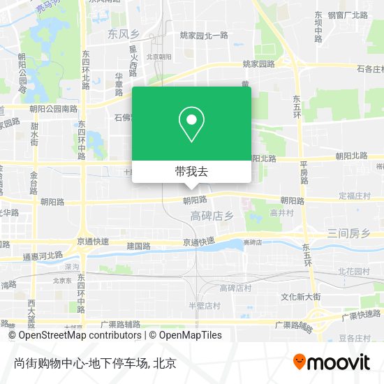 尚街购物中心-地下停车场地图