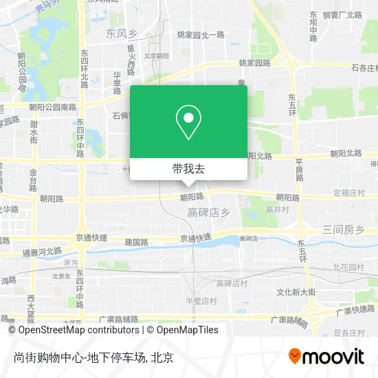 尚街购物中心-地下停车场地图