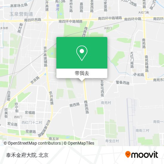 泰禾金府大院地图