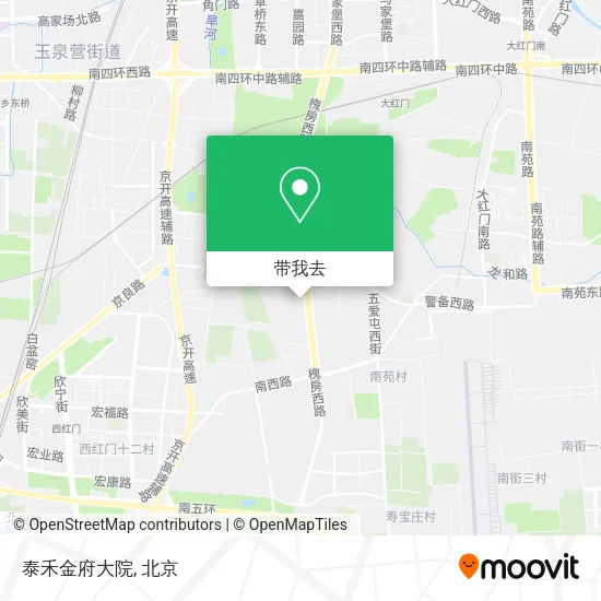 泰禾金府大院地图