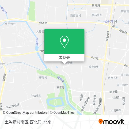 土沟新村南区-西北门地图