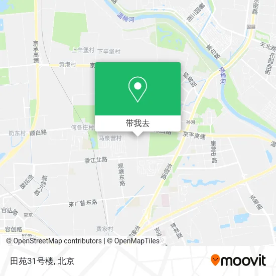 田苑31号楼地图
