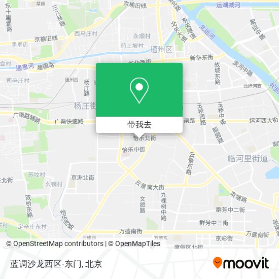 蓝调沙龙西区-东门地图
