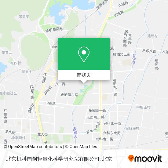 北京机科国创轻量化科学研究院有限公司地图