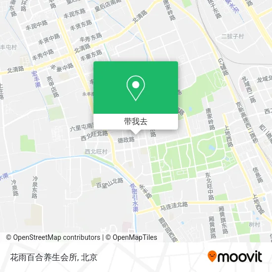 花雨百合养生会所地图