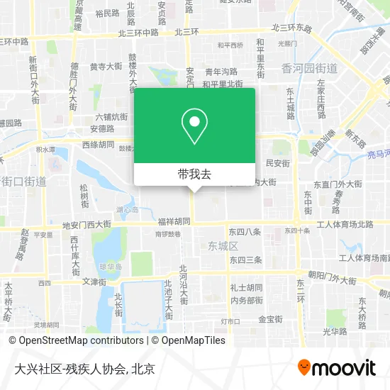 大兴社区-残疾人协会地图