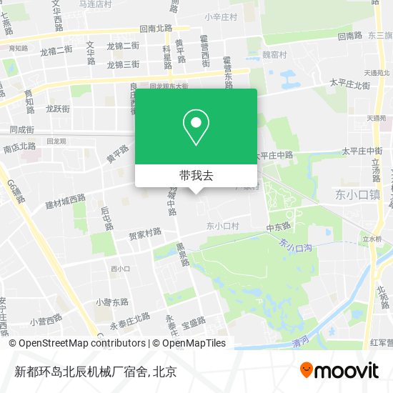 新都环岛北辰机械厂宿舍地图