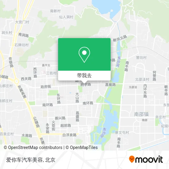 爱你车汽车美容地图