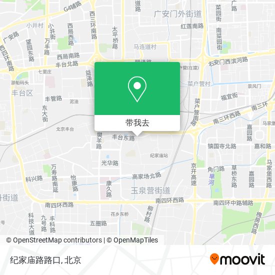 纪家庙路路口地图