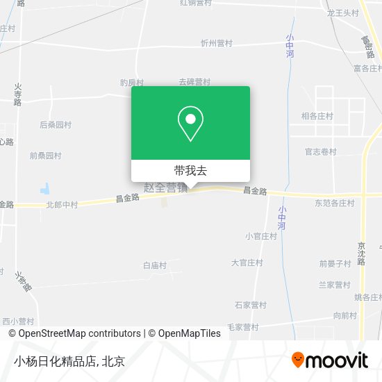 小杨日化精品店地图