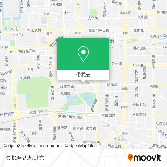 集邮精品店地图