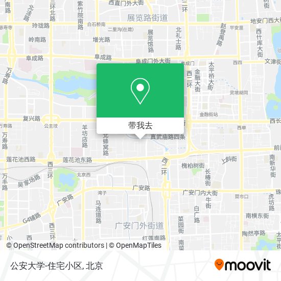 公安大学-住宅小区地图
