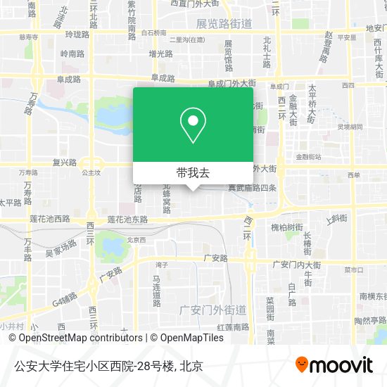 公安大学住宅小区西院-28号楼地图