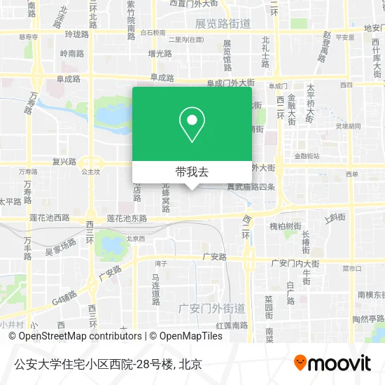 公安大学住宅小区西院-28号楼地图