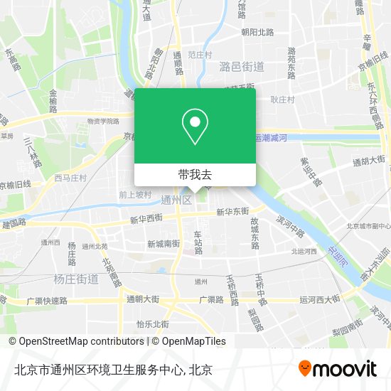 北京市通州区环境卫生服务中心地图