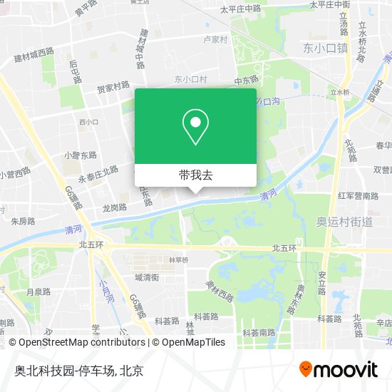 奥北科技园-停车场地图