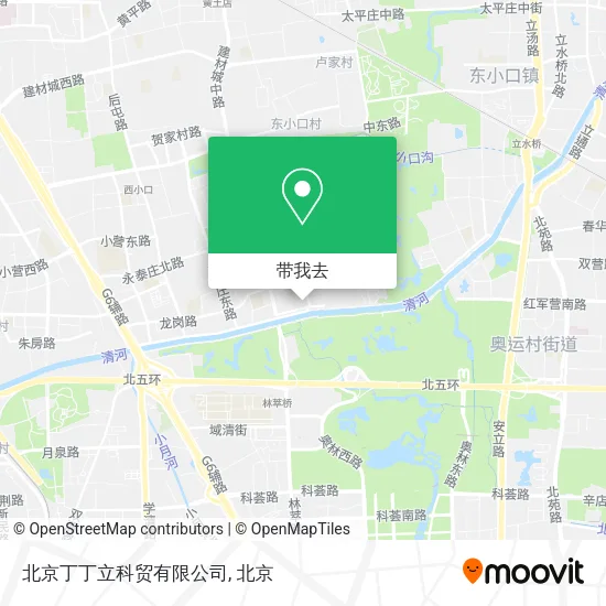 北京丁丁立科贸有限公司地图