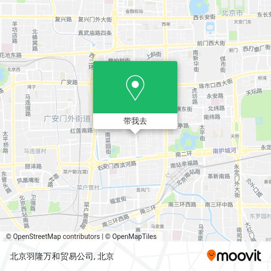 北京羽隆万和贸易公司地图