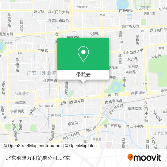 北京羽隆万和贸易公司地图