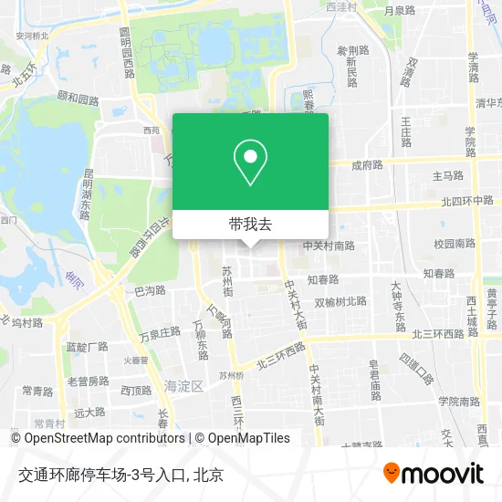 交通环廊停车场-3号入口地图