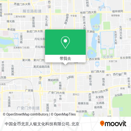 中国金币北京人银文化科技有限公司地图