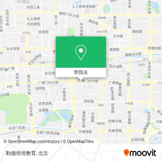 勤德培优教育地图