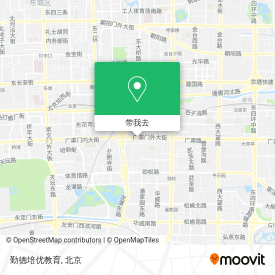 勤德培优教育地图