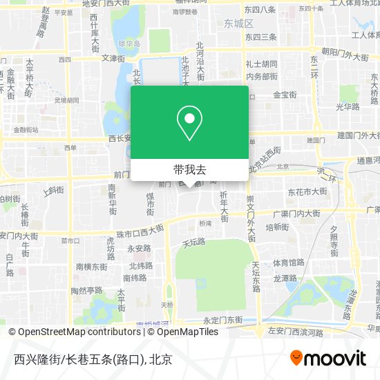 西兴隆街/长巷五条(路口)地图