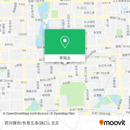 西兴隆街/长巷五条(路口)地图