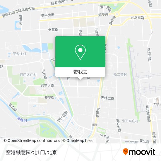 空港融慧园-北1门地图