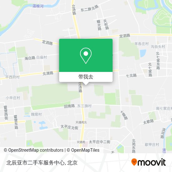 北辰亚市二手车服务中心地图