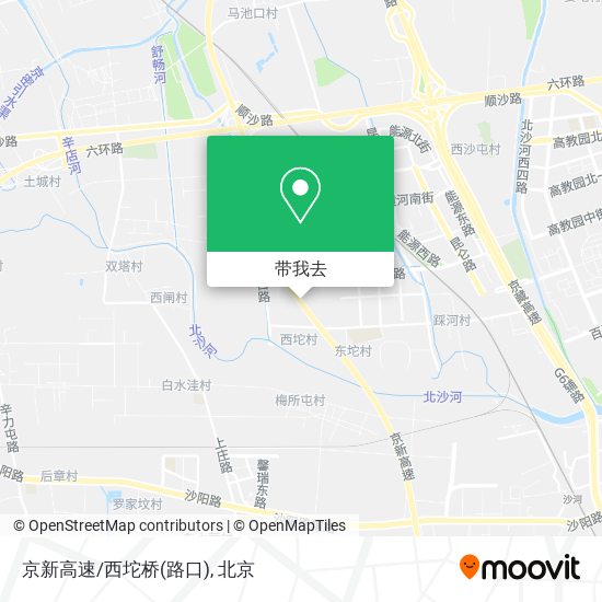 京新高速/西坨桥(路口)地图