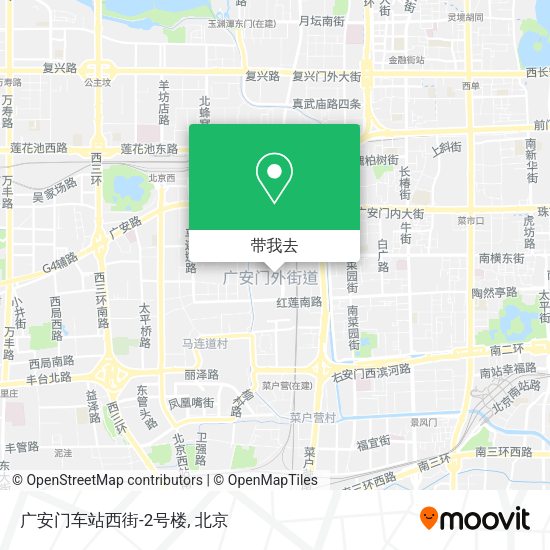 广安门车站西街-2号楼地图