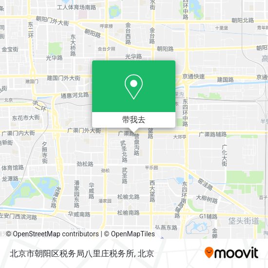 北京市朝阳区税务局八里庄税务所地图