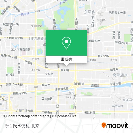乐百氏水便利地图