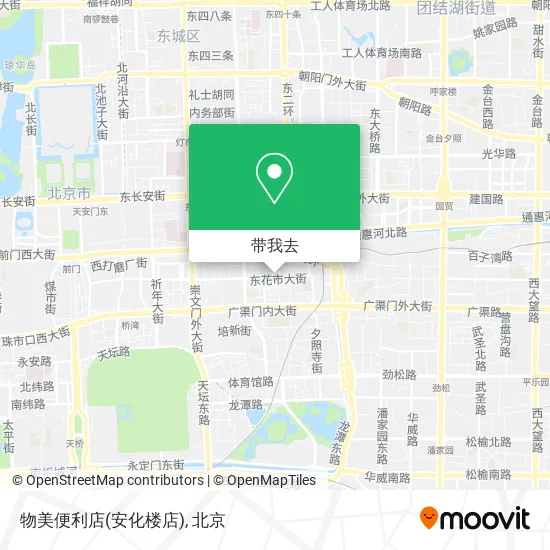 物美便利店(安化楼店)地图