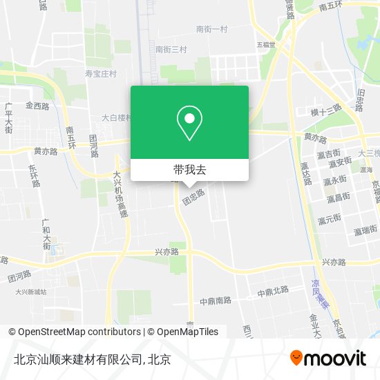 北京汕顺来建材有限公司地图