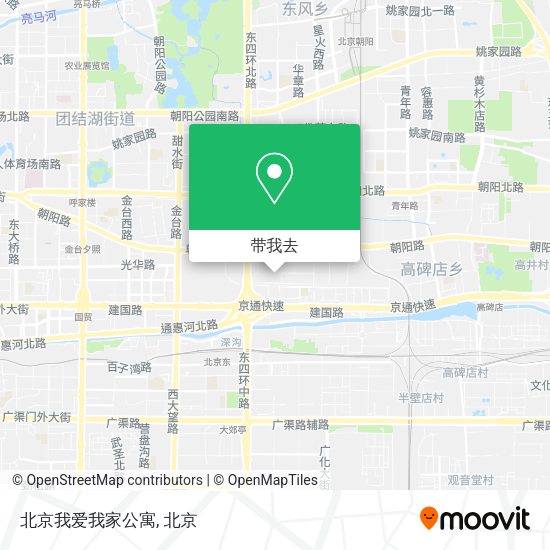 北京我爱我家公寓地图