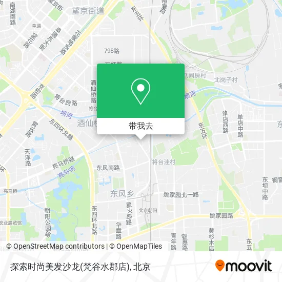 探索时尚美发沙龙(梵谷水郡店)地图
