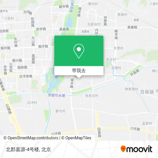 北郡嘉源-4号楼地图