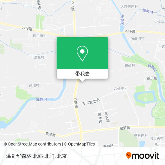 温哥华森林·北郡-北门地图