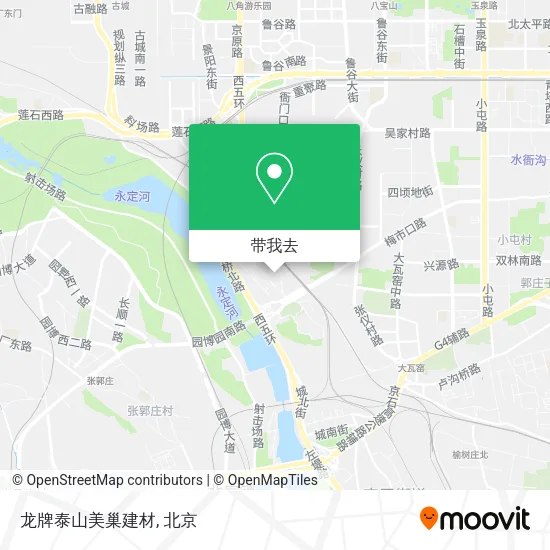 龙牌泰山美巢建材地图