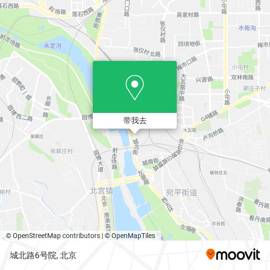城北路6号院地图