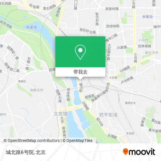 城北路6号院地图