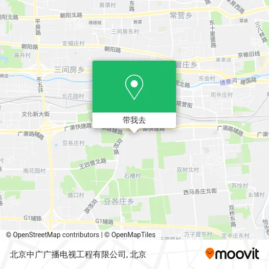 北京中广广播电视工程有限公司地图